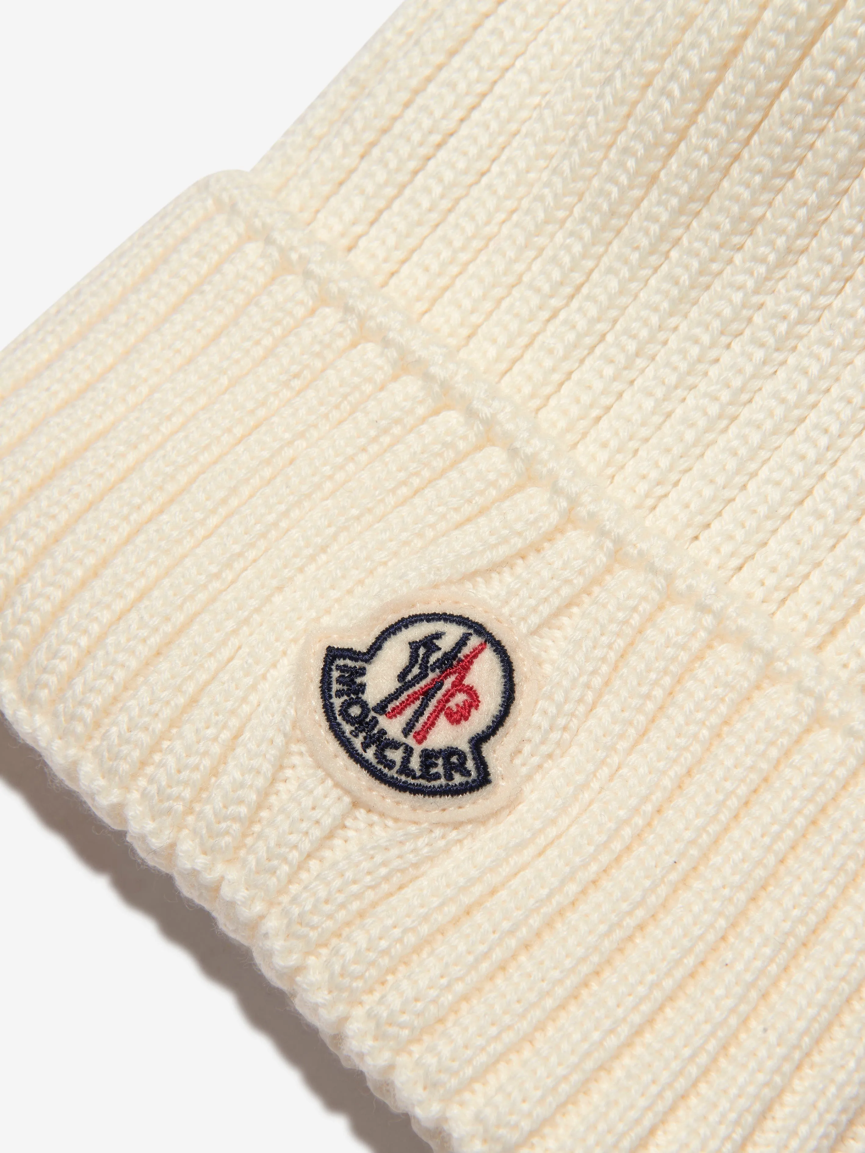 Moncler Enfant - Girls Wool Knitted Pom Pom Hat | Childsplay Clothing