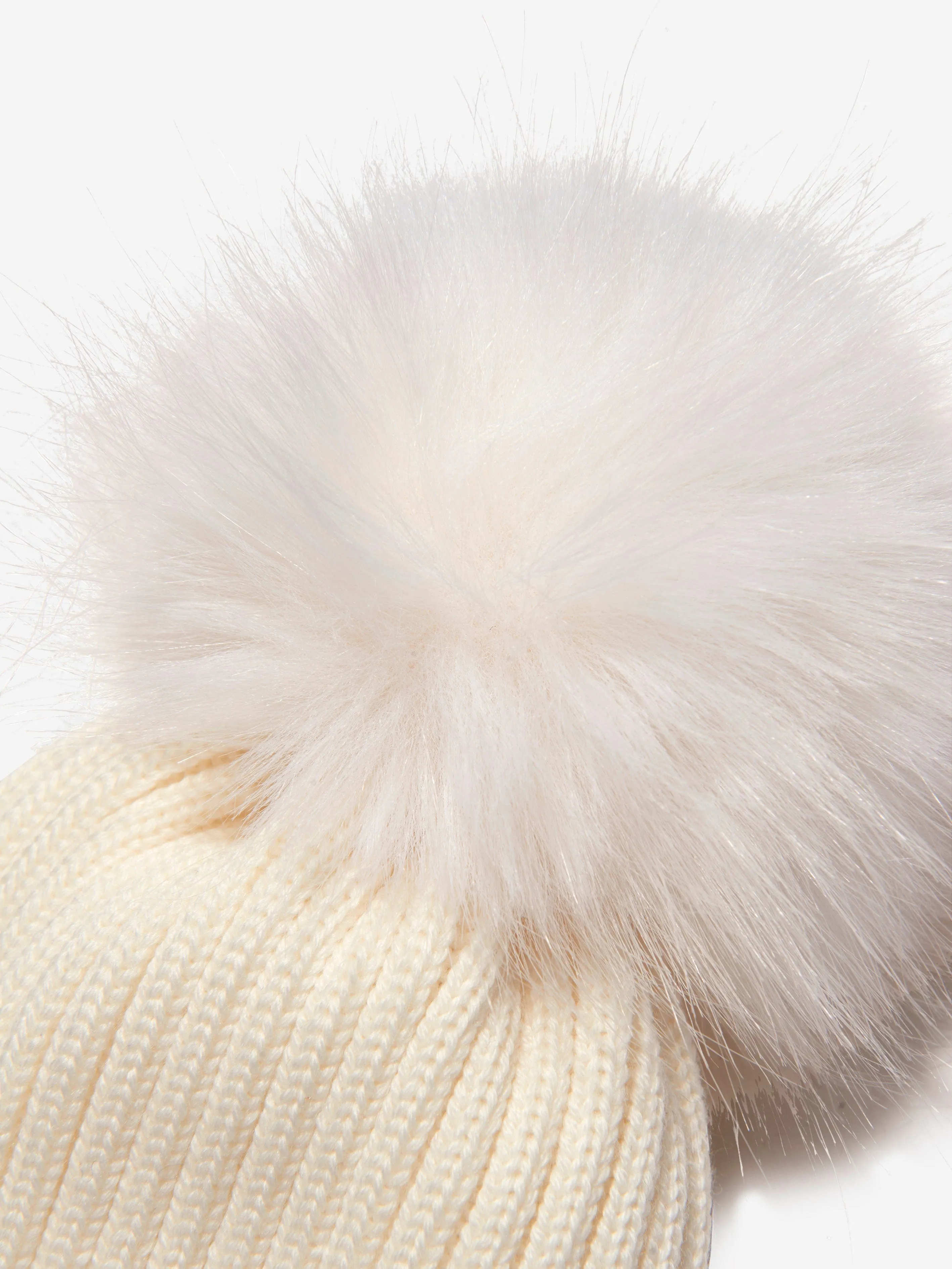 Moncler Enfant - Girls Wool Knitted Pom Pom Hat | Childsplay Clothing