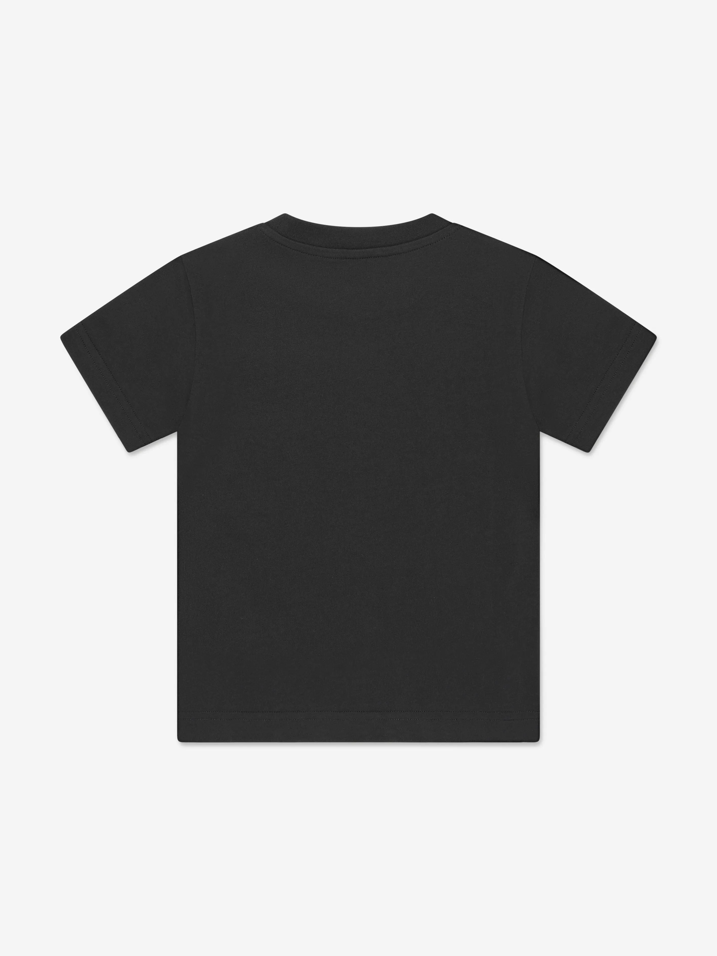 Moncler Enfant Kids Logo T-Shirt in Black