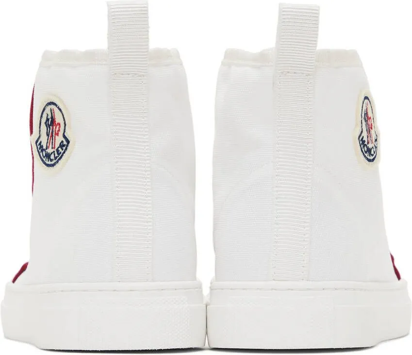 Moncler Enfant Kids White Anyse II High-Top Sneakers