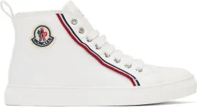 Moncler Enfant Kids White Anyse II High-Top Sneakers