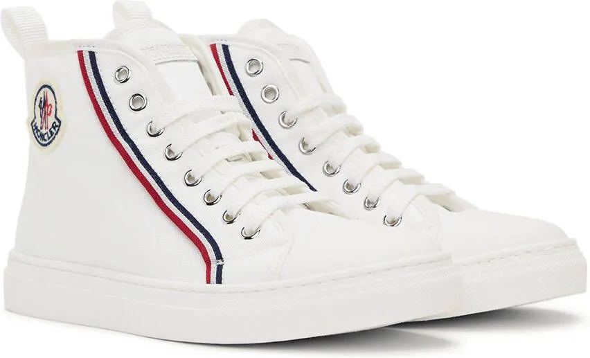 Moncler Enfant Kids White Anyse II High-Top Sneakers