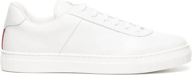 Moncler Enfant logo-patch low-top sneakers White