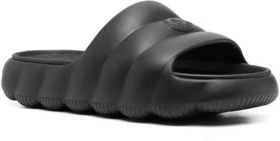 Moncler Lilo quilted slides Black