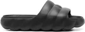 Moncler Lilo quilted slides Black