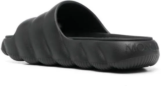 Moncler Lilo quilted slides Black