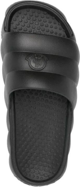 Moncler Lilo quilted slides Black