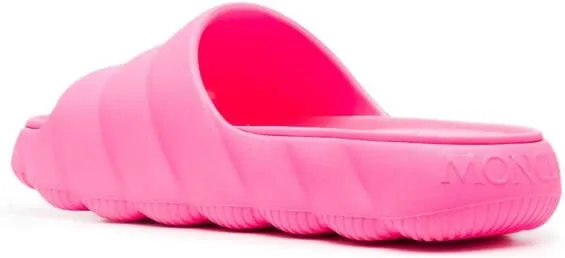 Moncler Lilo quilted slides Pink