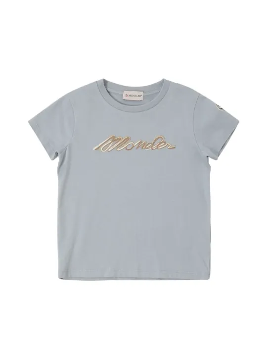 Moncler   Logo cotton jersey t-shirt 