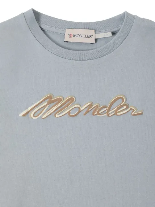 Moncler   Logo cotton jersey t-shirt 