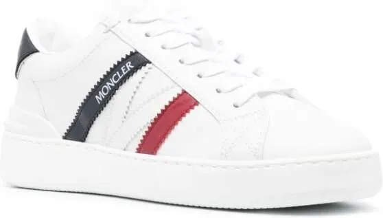 Moncler Monaco M faux-leather sneakers White