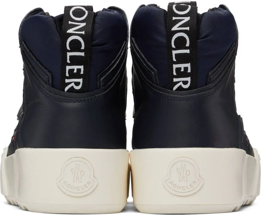 Moncler Navy Promyx Space High Sneakers