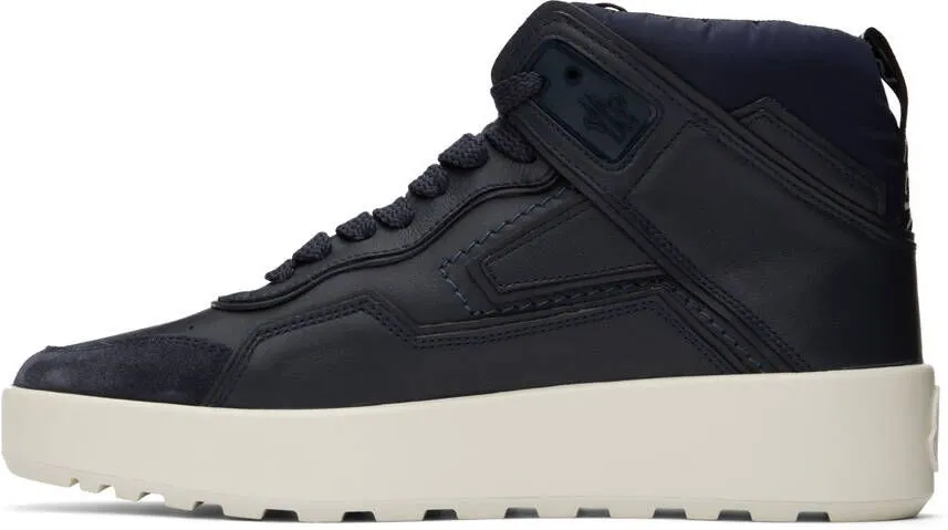 Moncler Navy Promyx Space High Sneakers