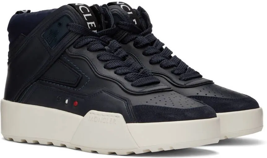 Moncler Navy Promyx Space High Sneakers