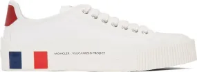 Moncler White Glissiere Sneakers