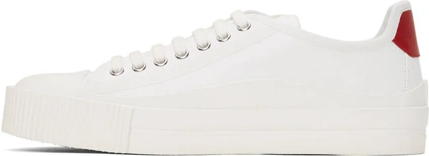 Moncler White Glissiere Sneakers