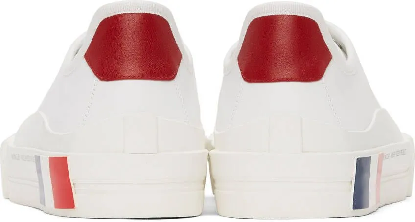 Moncler White Glissiere Sneakers