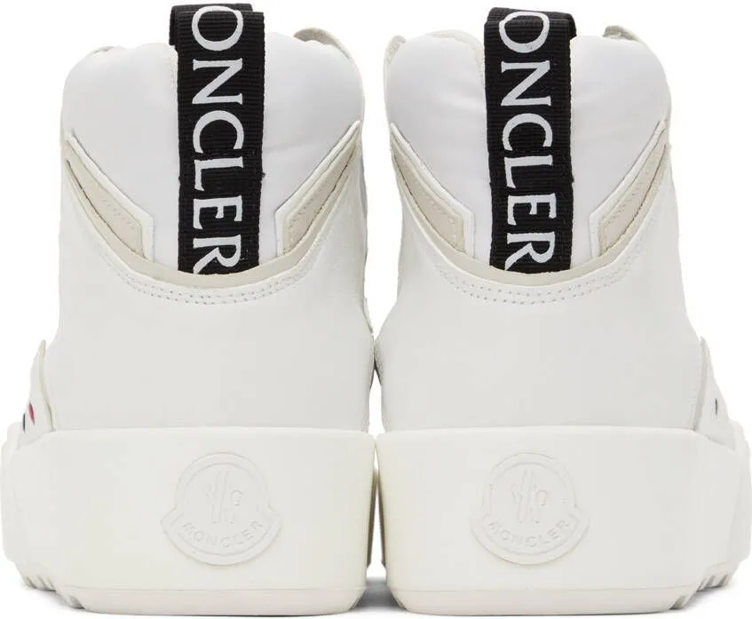 Moncler White Promyx Space High Sneakers