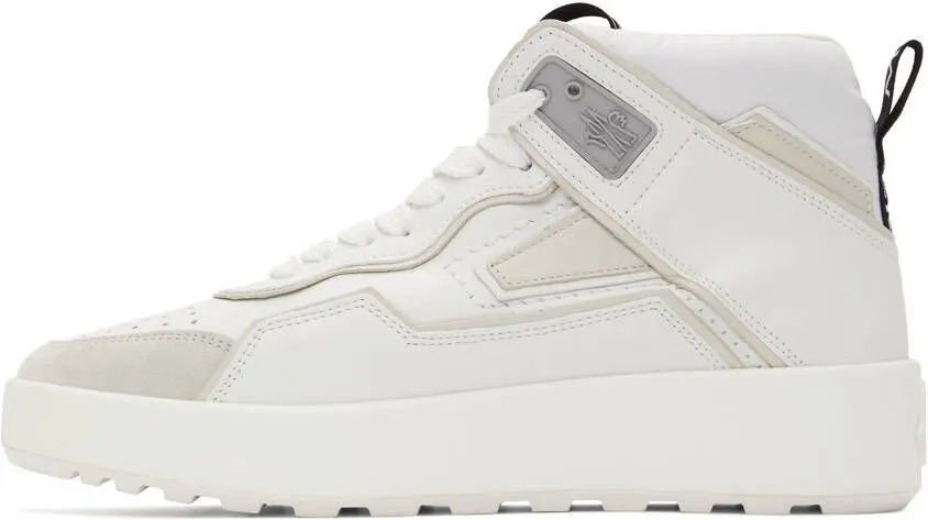 Moncler White Promyx Space High Sneakers