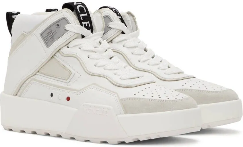 Moncler White Promyx Space High Sneakers