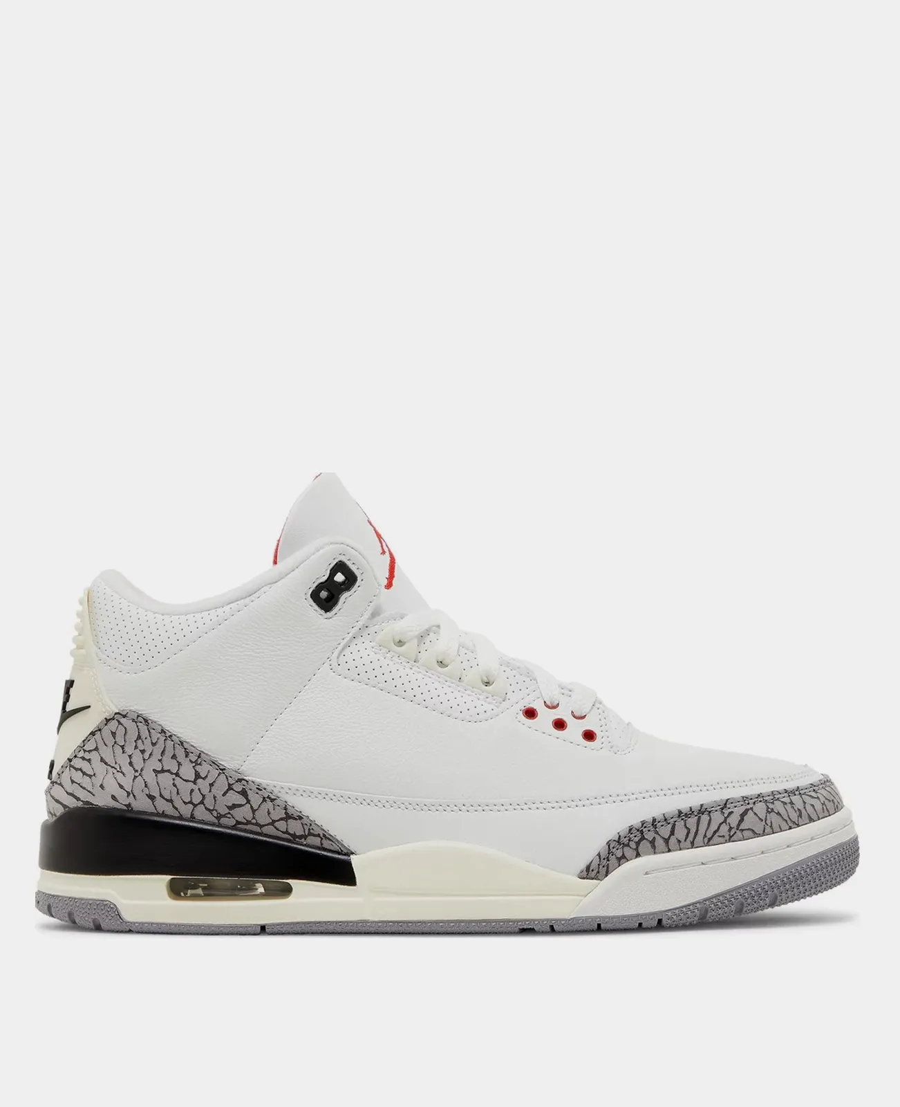 Nike Air Jordan 3 Retro Summit White Fire Red-Black