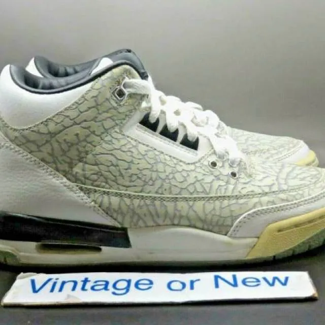 Nike Air Jordan III 3 Flip White 2007 Retro GS 315768-10...