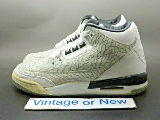 Nike Air Jordan III 3 Flip White 2007 Retro GS 315768-10...