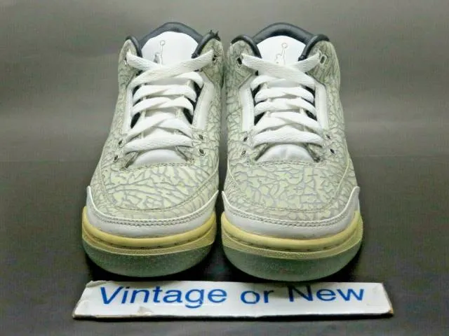 Nike Air Jordan III 3 Flip White 2007 Retro GS 315768-10...