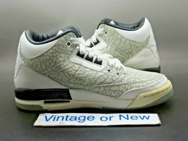 Nike Air Jordan III 3 Flip White 2007 Retro GS 315768-10...