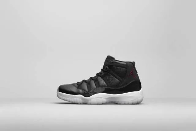 Nike air jordan retro 11 x 72-10 black gym red 378037 002i