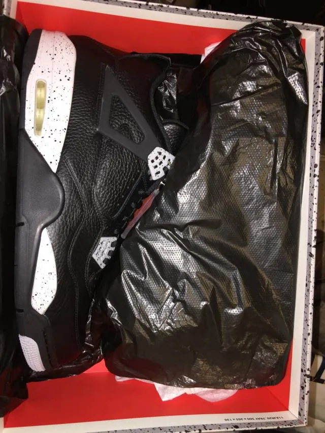 Nike air jordan retro 4 ls oreo