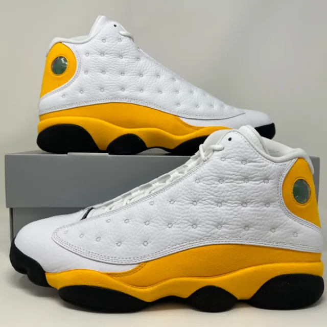 Nike Air Jordan Retro XIII 13 Del Sol 2022 White Yellow ...