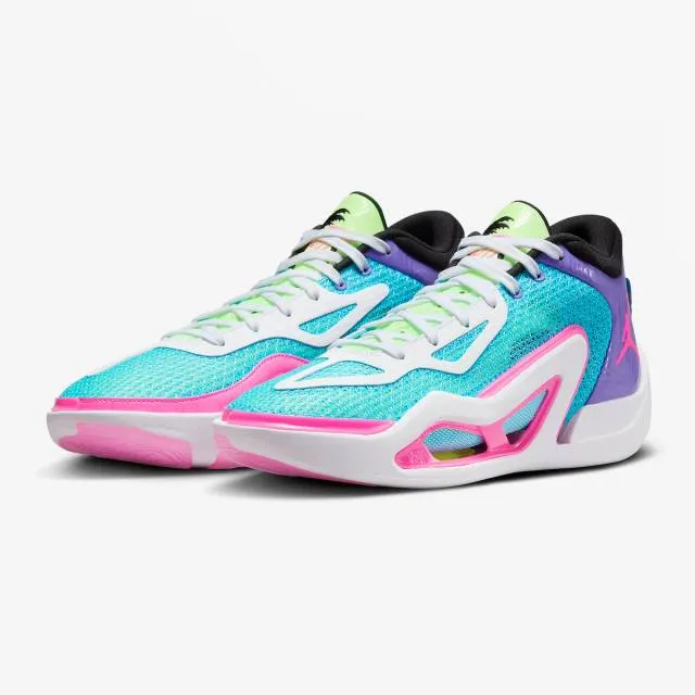 Nike air jordan tatum 1 (wave runner/ blue/ lagoon pulse/ pink blast/ psychic purple/ white/ lime gl