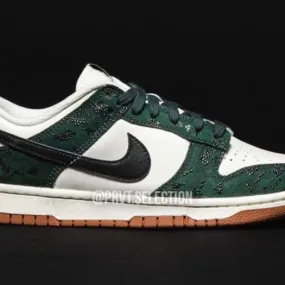 Nike dunk low wmns green snake