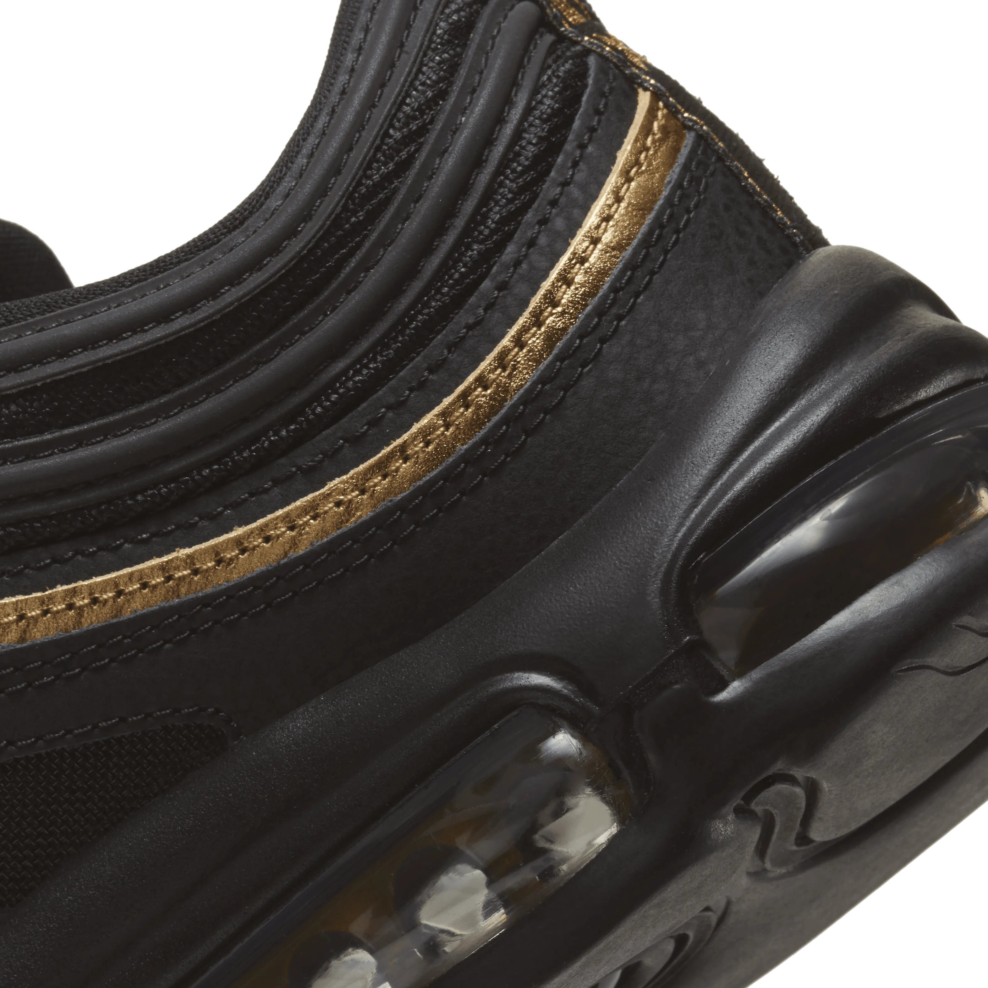 Nike - Men - Air Max 97 - Black/Metallic Gold