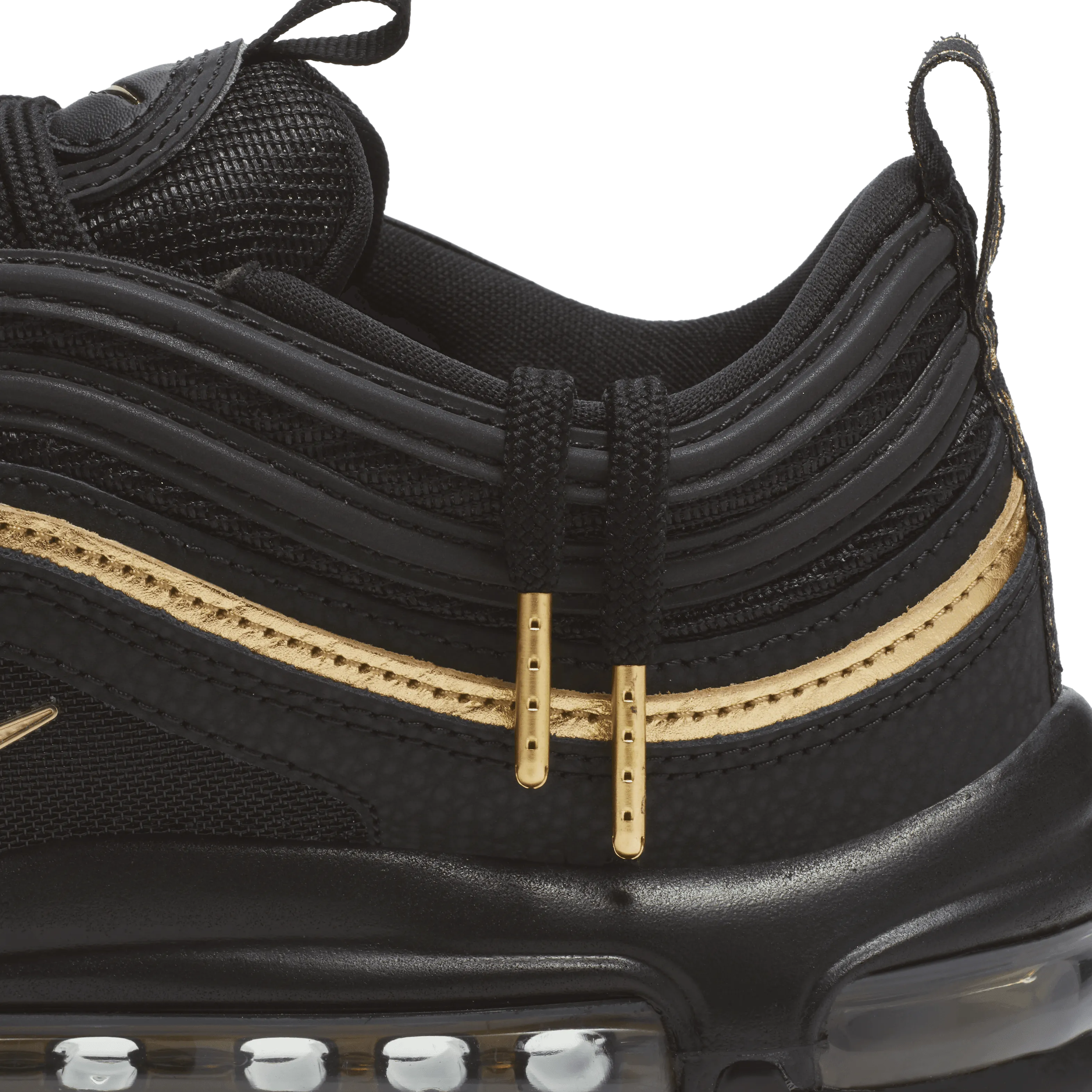 Nike - Men - Air Max 97 - Black/Metallic Gold