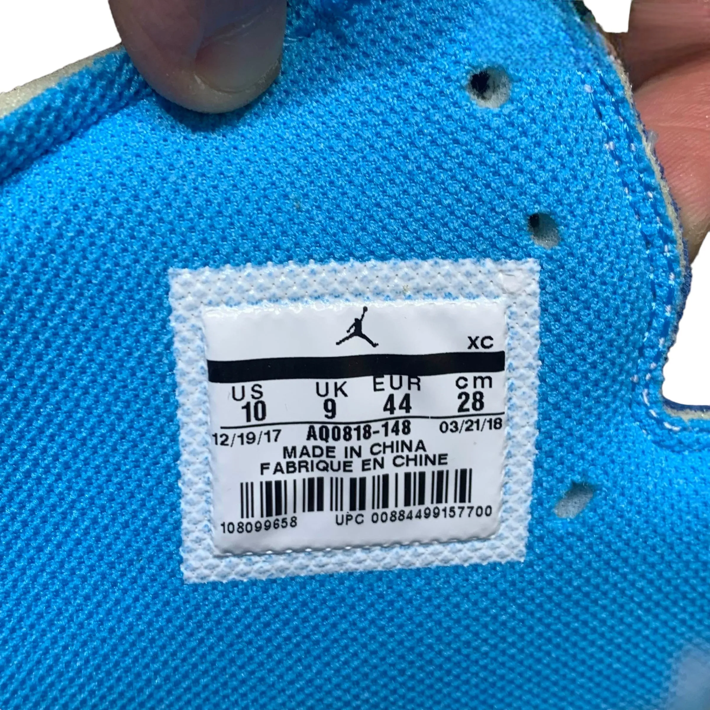 Nike Off White Air Jordan 1 UNC