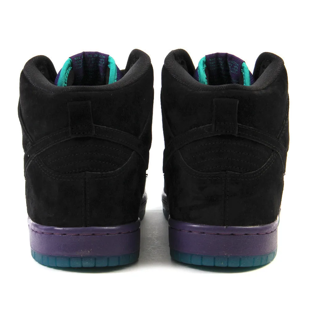 Nike SB Dunk High Premium (Black/Black-Grape Ice)