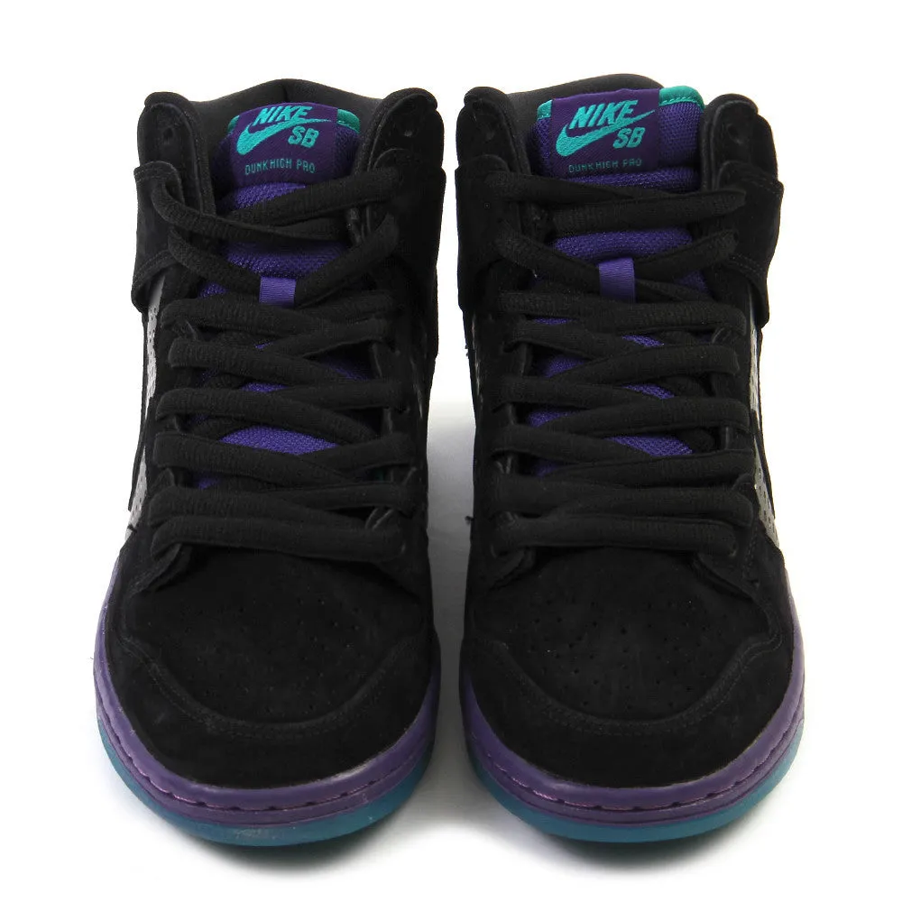 Nike SB Dunk High Premium (Black/Black-Grape Ice)