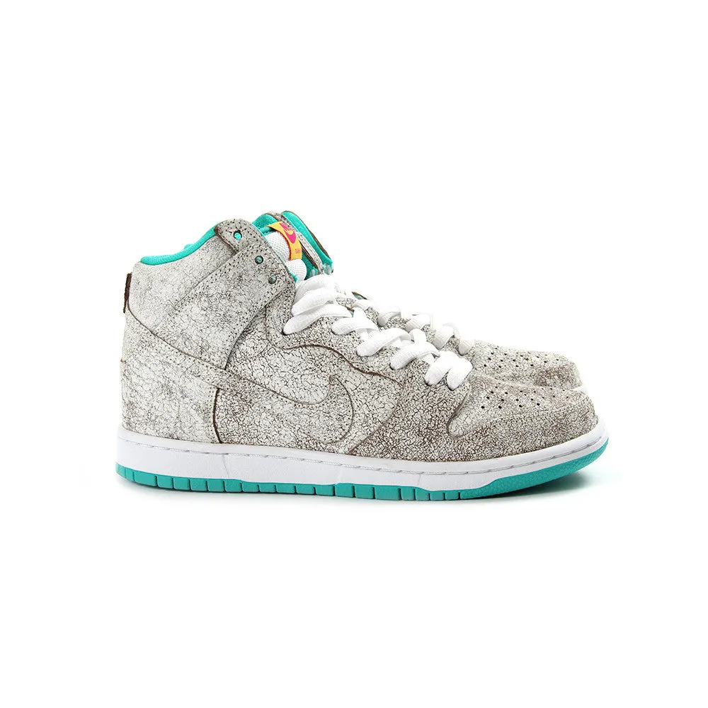 Nike SB Dunk High Premium (White/White-Hyper Jade)