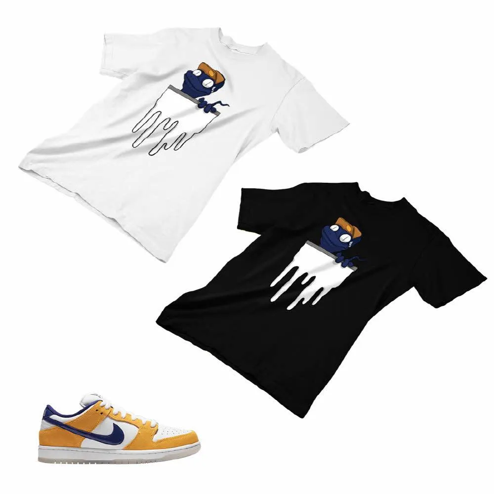 Nike SB Dunk Laser Orange Matching Custom Designed T shirt ND 1-3-17