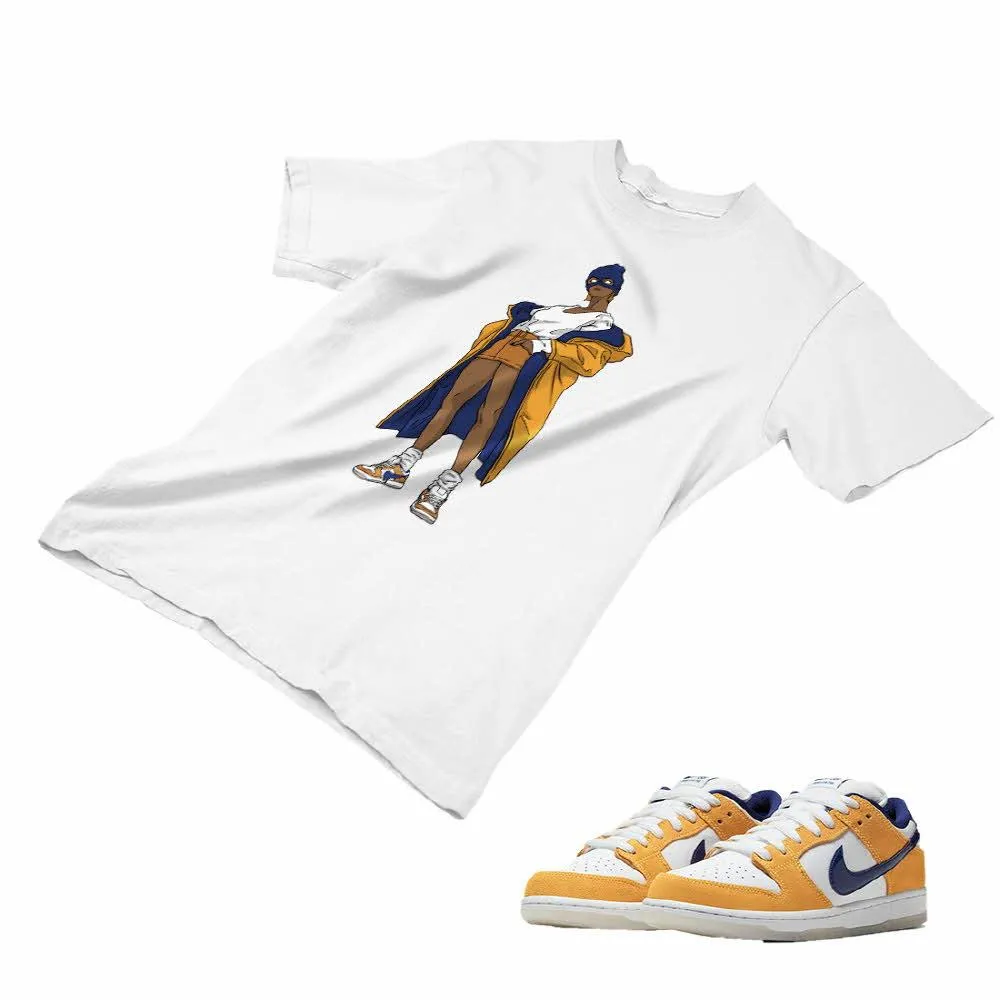 Nike SB Dunk Laser Orange Matching Custom Designed T shirt ND 1-3-1