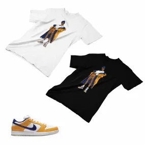 Nike SB Dunk Laser Orange Matching Custom Designed T shirt ND 1-3-1