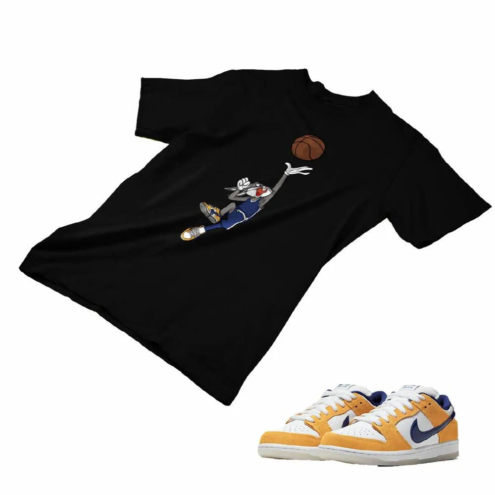 Nike SB Dunk Laser Orange Matching Custom Designed T shirt ND 1-3-2