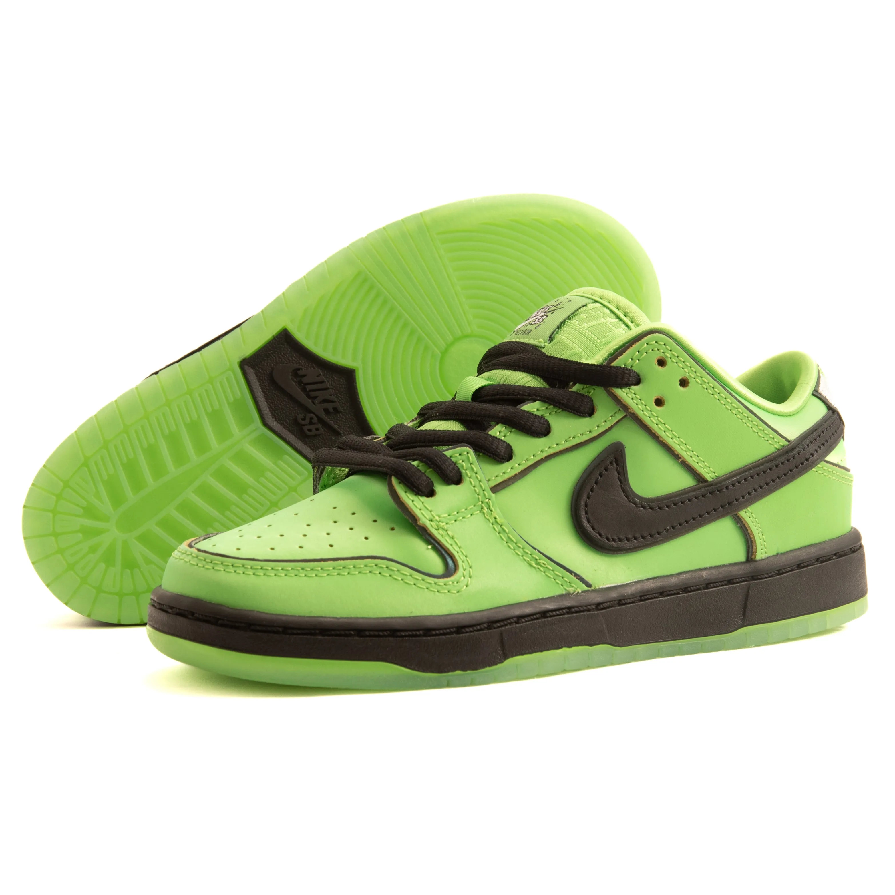 Nike SB - Dunk Low Pro (PS) (Mean Green/Black/Lotus Pink)