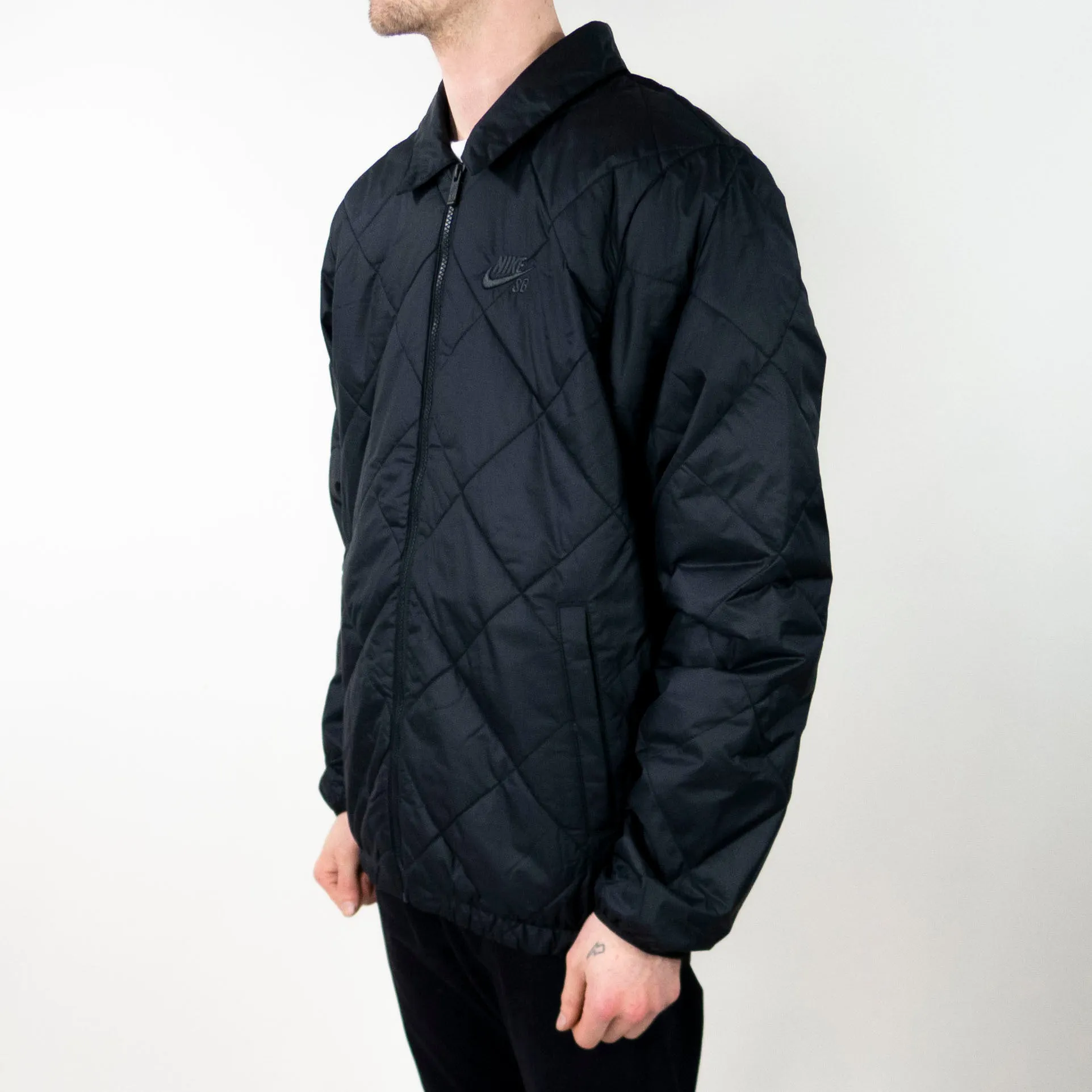 Nike SB Quilted Skate Jacket - Black exclusive at Remix