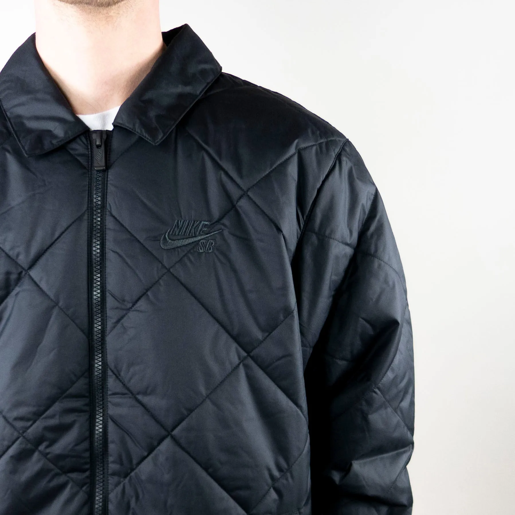 Nike SB Quilted Skate Jacket - Black exclusive at Remix