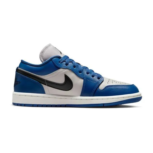 Nike women's air jordan 1 low (french blue/ black/ college grey/ sail) sizes 5-12 dc0774-402