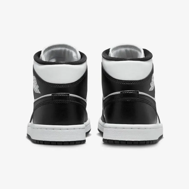 Nike women's air jordan 1 mid (panda/ white/ black/ white) sizes 6-10 dv0991-101