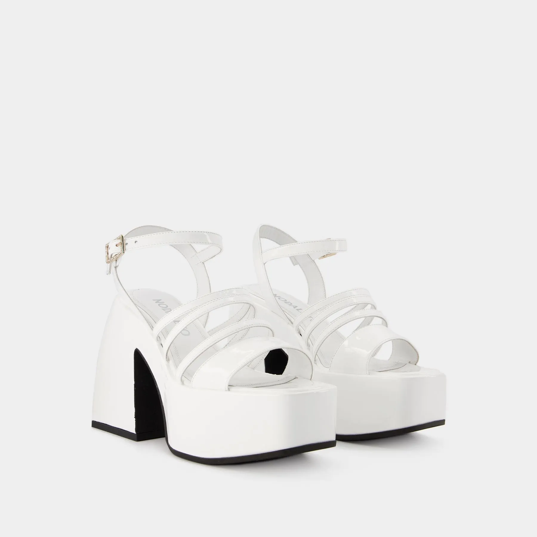 Nodaleto  Bulla Chibi Sandals - Nodaleto - White - Leather